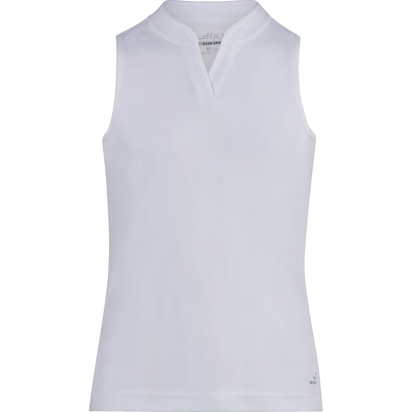 BCG Girls' Tennis 1/4-Zip Sleeveless Polo Shirt | Academy