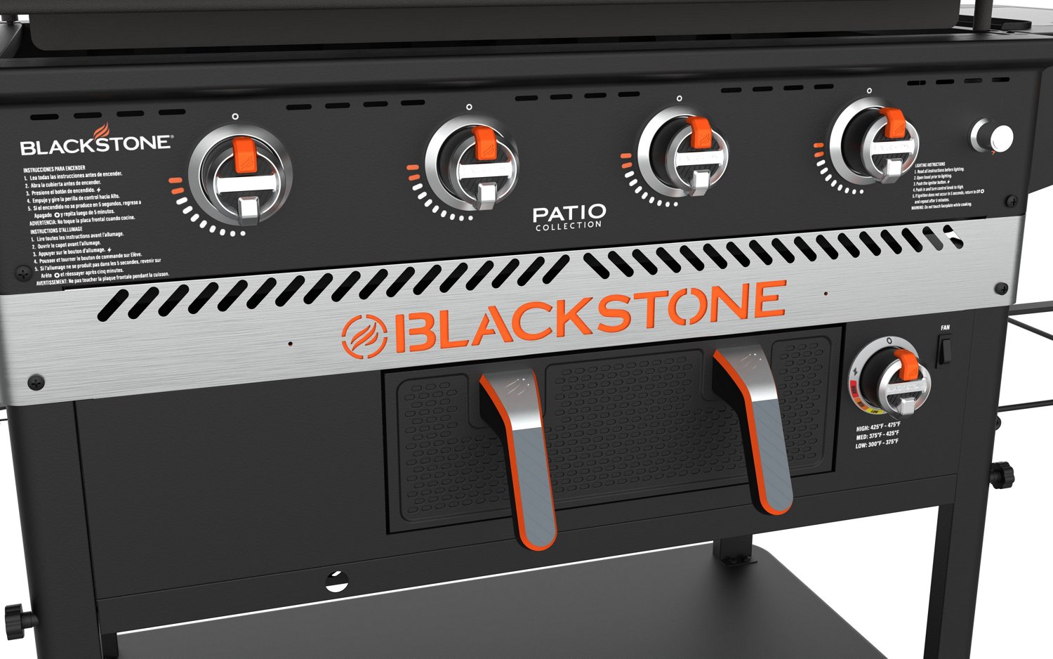 Blackstone 4-Burner Griddle Station and Air Fryer Combo                                                                          - view number 7