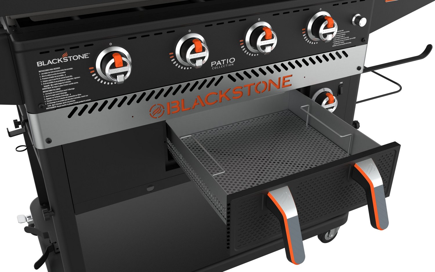 Blackstone 4-Burner Griddle Station and Air Fryer Combo                                                                          - view number 8