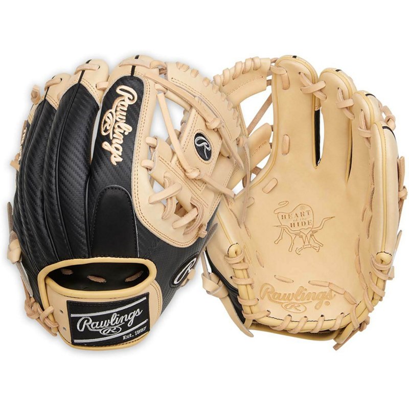 Rawlings 11.5 in Heart of the Hide R2G Hyper Shell Baseball Glove Black/Beige – Sball/Bball Glove And Mitt at Academy Sports