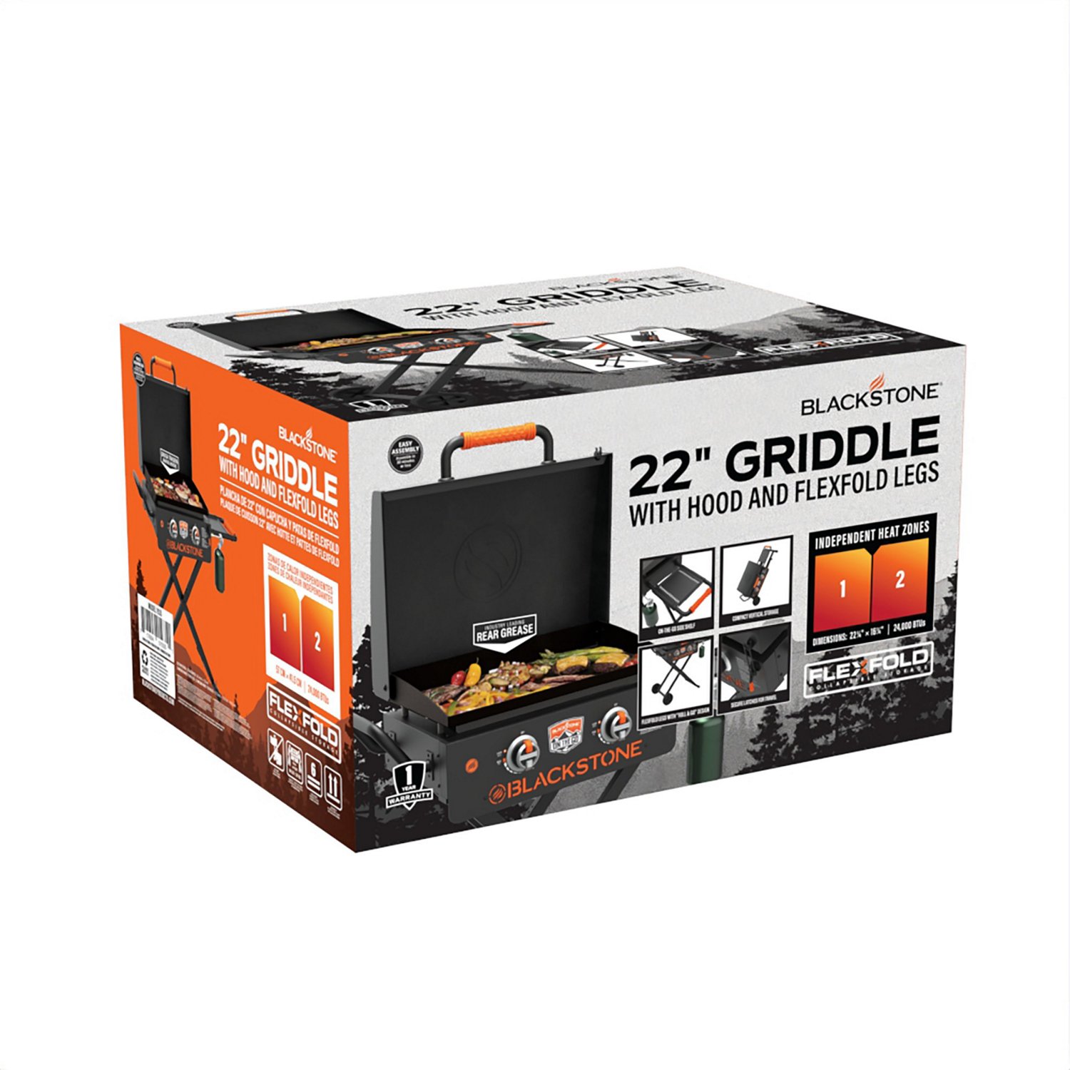 Blackstone OnTheGo 22 in 2Burner Scissor Leg Gas Griddle Academy