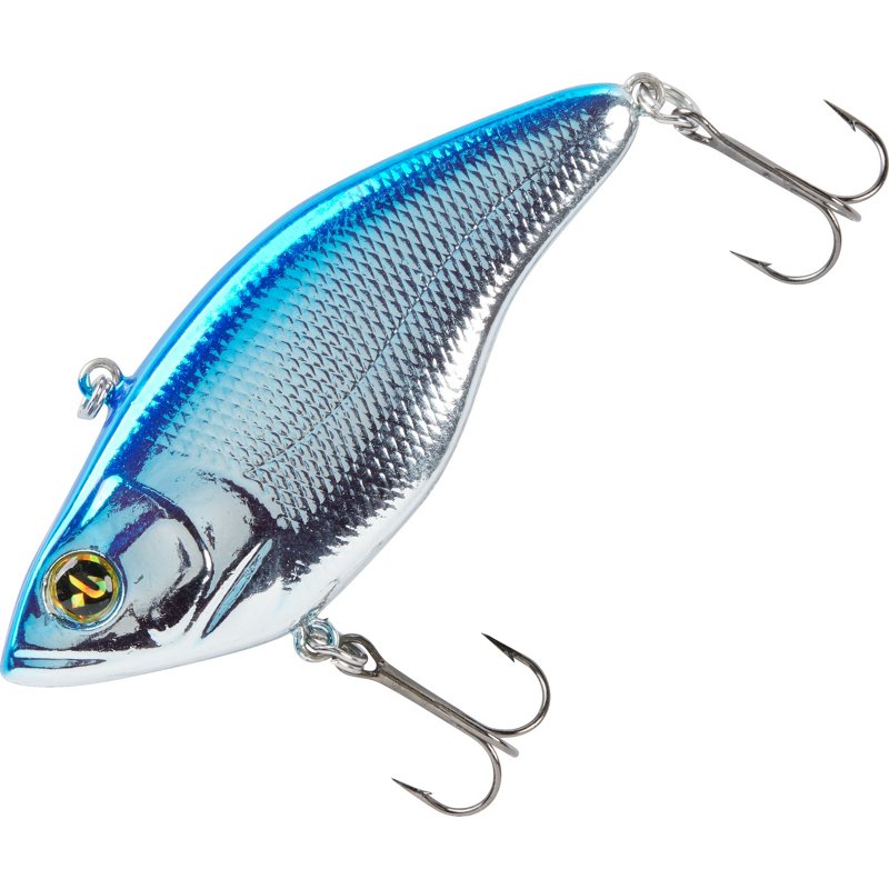H2OX 5/8 oz Lipless Crankbait Chrome Blue Back - Frsh Water Hard Baits at Academy Sports