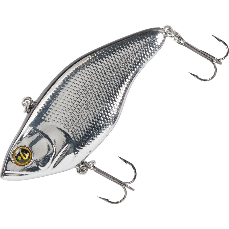 H2OX 5/8 oz Lipless Crankbait Chrome Black Back - Frsh Water Hard Baits at Academy Sports