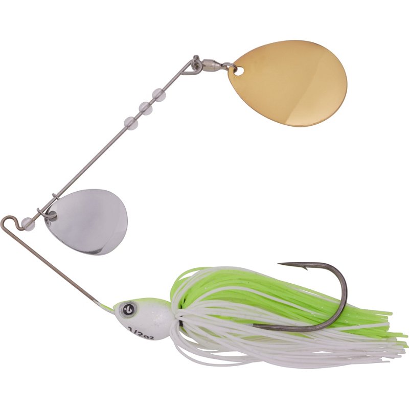 H2OX Double Colorado Blade Spinnerbaits White, 1/2 Oz - Frsh Water Wire Baits at Academy Sports