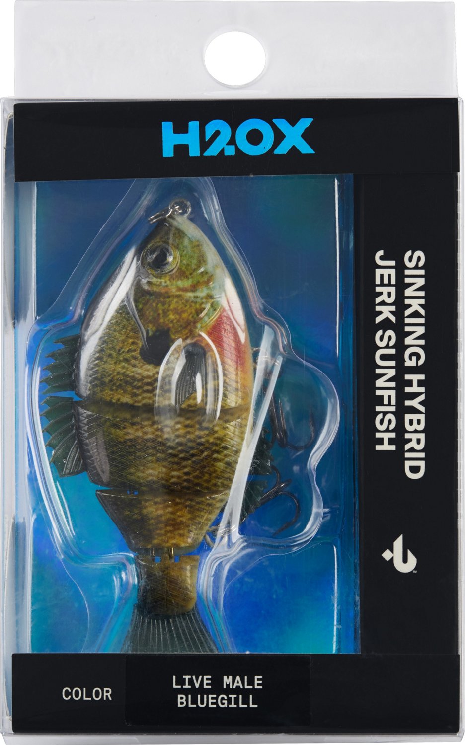 H2OX Sinking Hybrid Jerk Sun Fish Bait