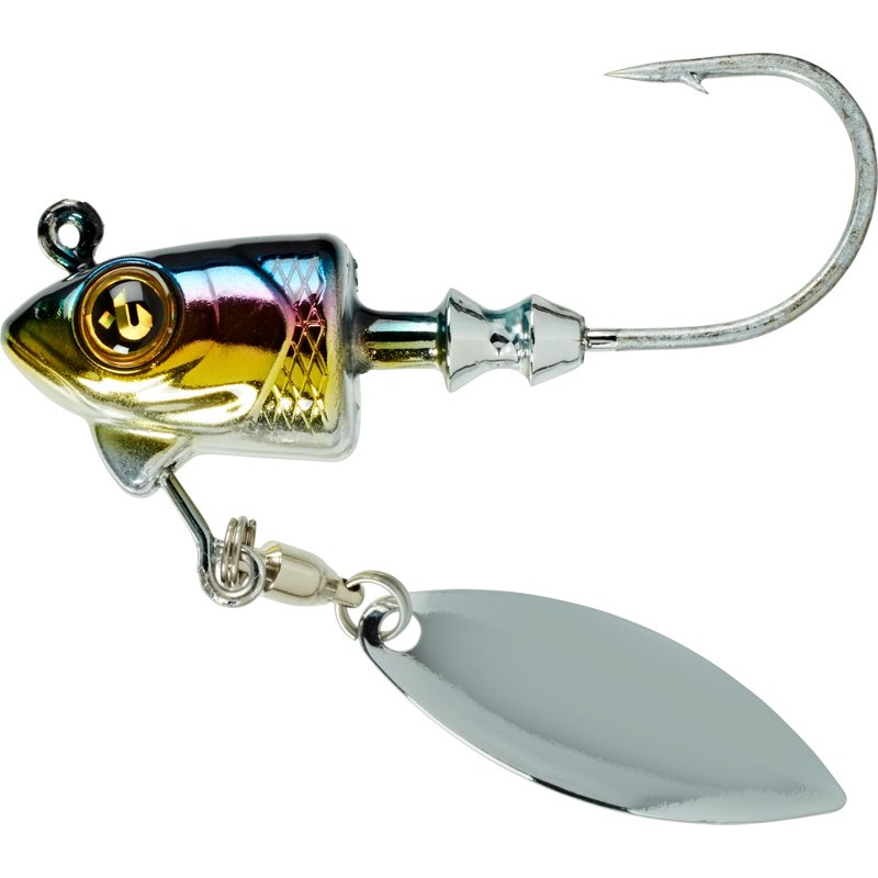 H2OX Under Spins 2 Pack Chrome, 3/8 Oz - Fresh Water Jigs And Spoons at Academy Sports