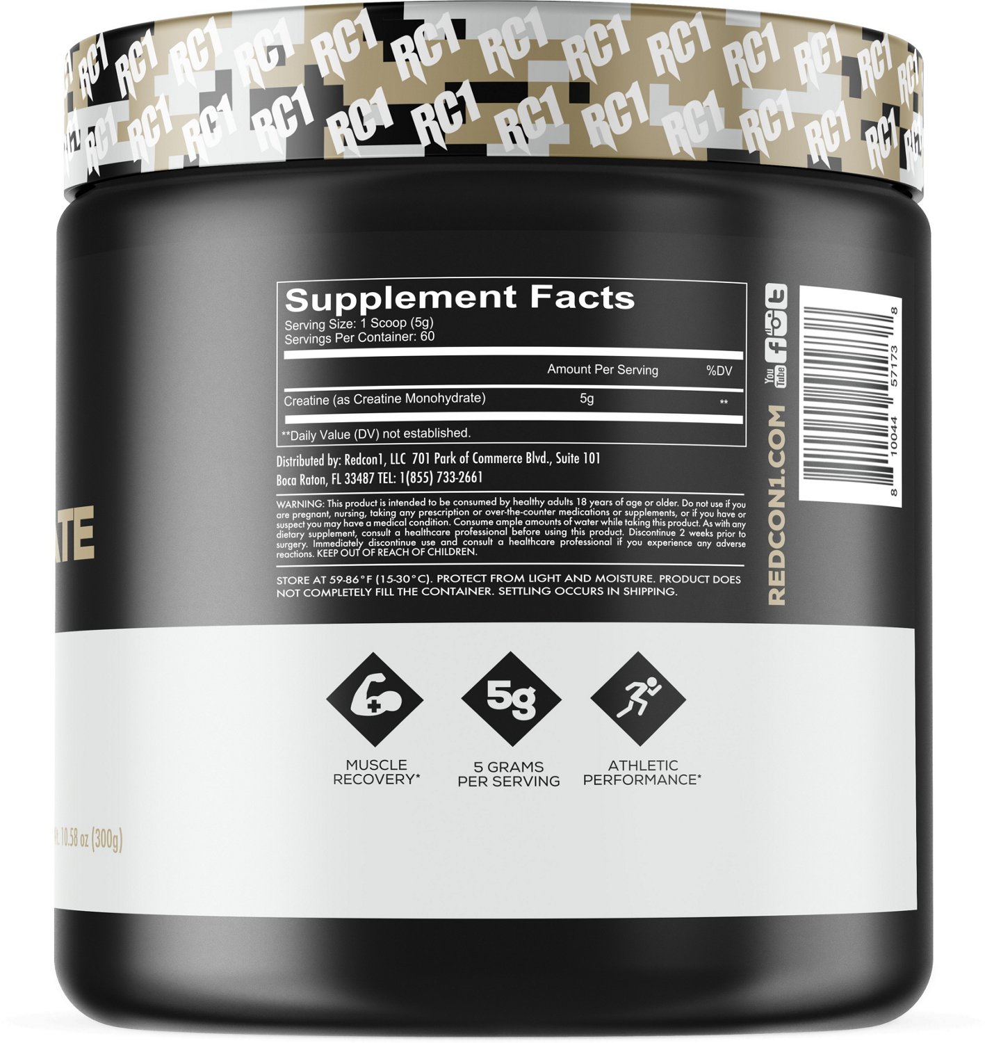 Redcon1 60srv Basic Training Series Creatine Supplement                                                                          - view number 2