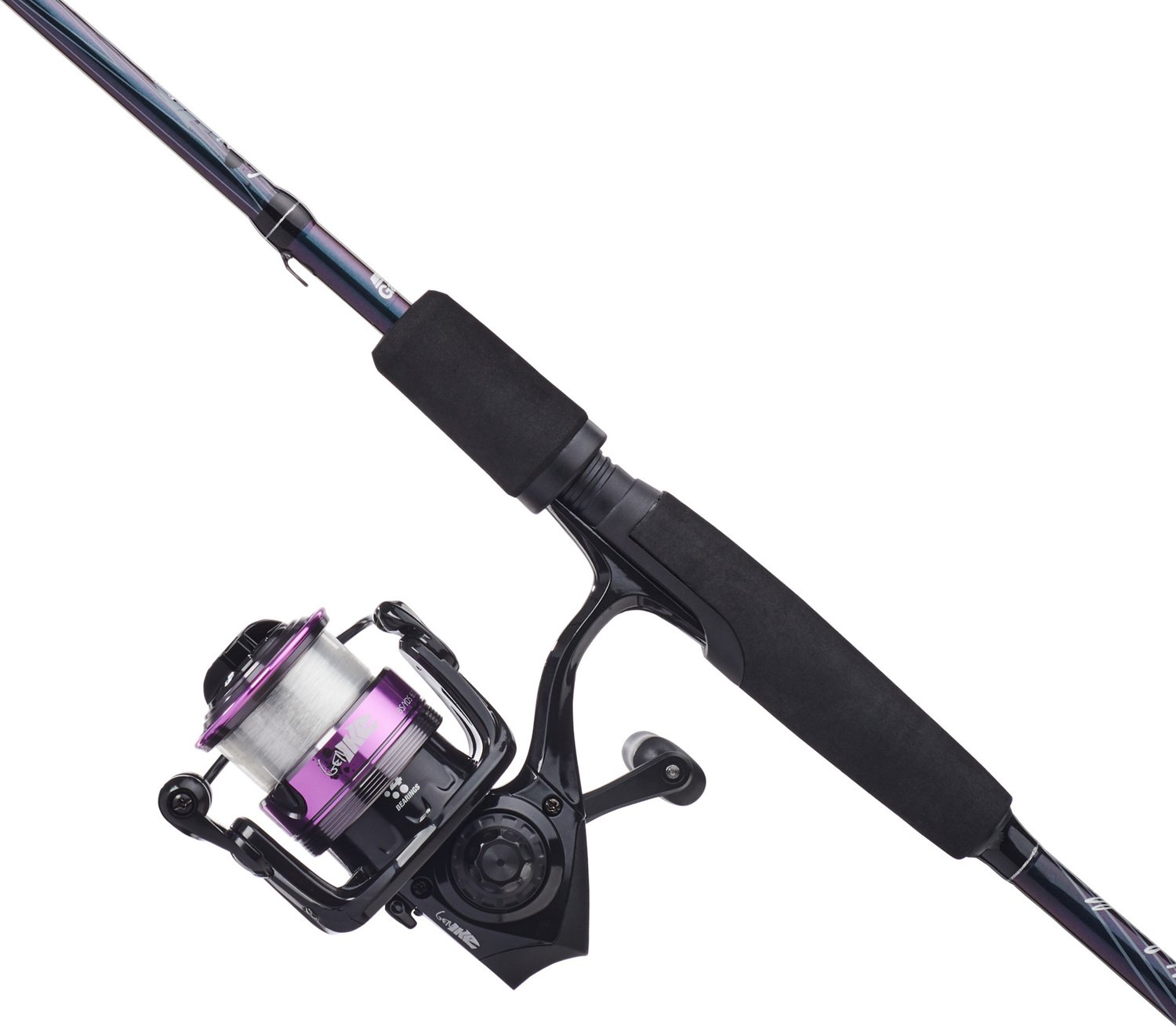 Abu Garcia 6'6” Gen Ike Youth Fishing Rod and Reel Spinning Combo 