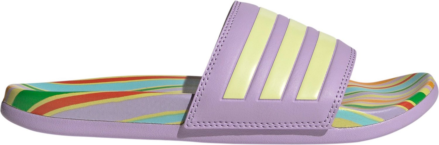 Adidas womens slides pink online