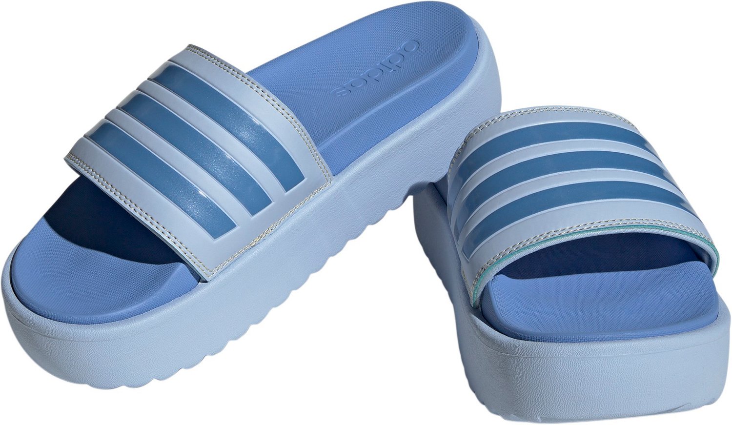 adidas Women's Adilette Platform Flip Flops                                                                                      - view number 3