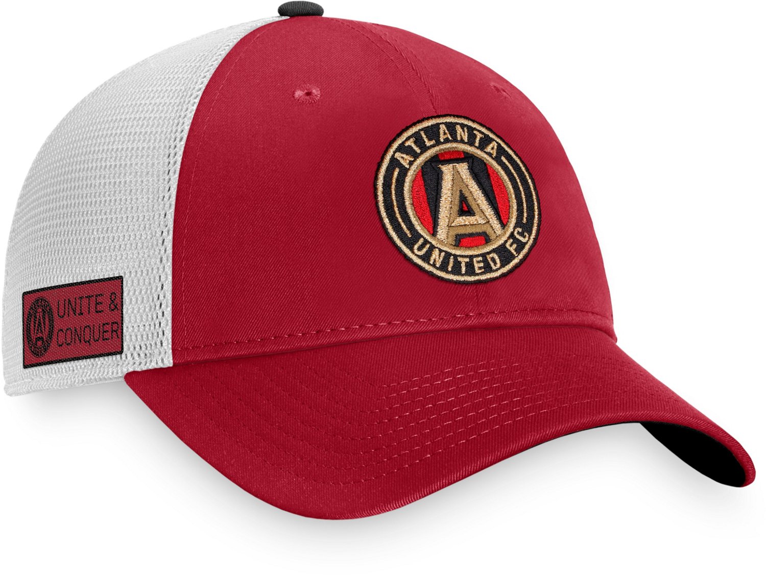 Fanatics Atlanta United Core Iconic Structured Adjustable Snapback Trucker Cap Academy