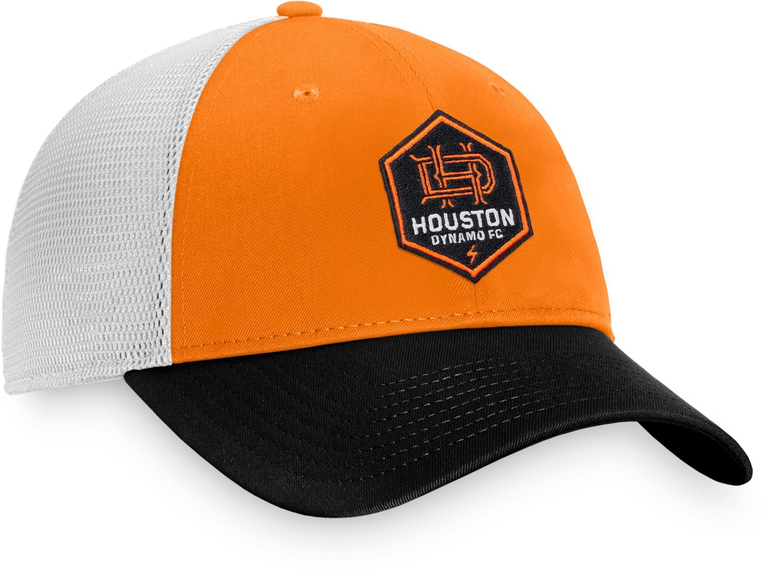Fanatics Houston Dynamo Core Unstructured Adjustable Snapback Trucker Cap - view number 3