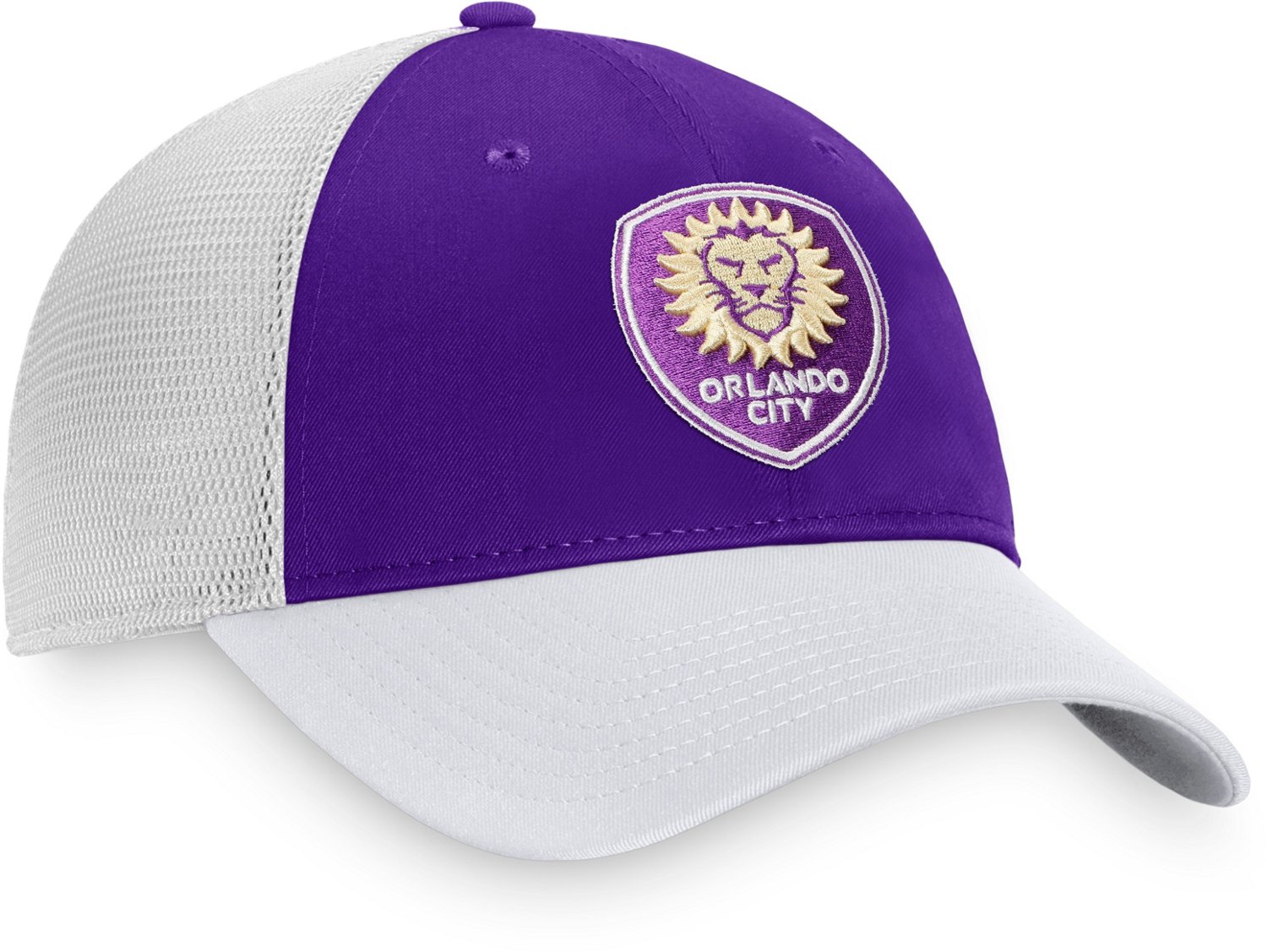Fanatics Orlando City SC Core Unstructured Adjustable Snapback Trucker Cap - view number 3