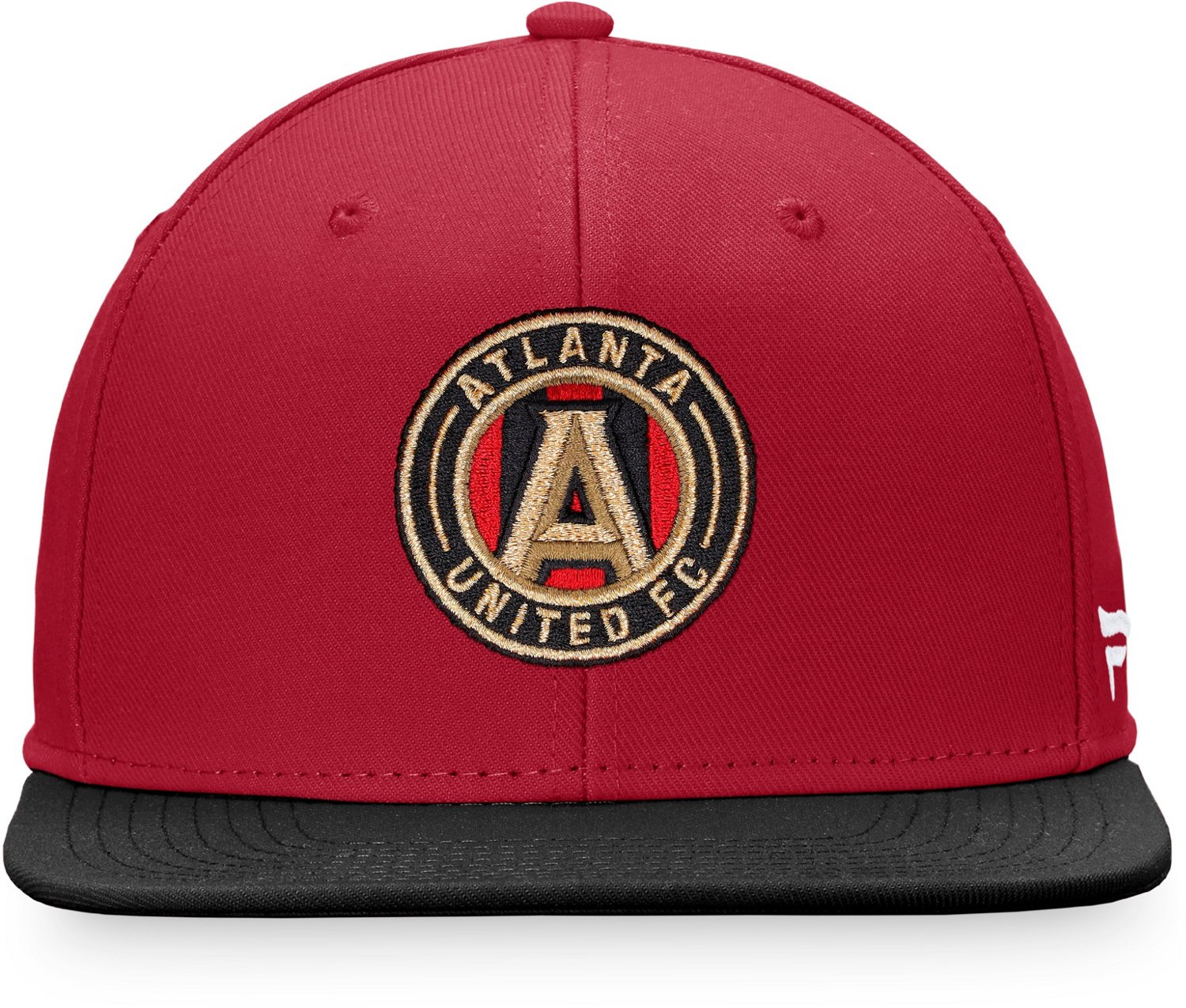 Fanatics Men's Atlanta United FC Fundamental Adjustable Structured Flat Brim Snapback Cap - view number 2