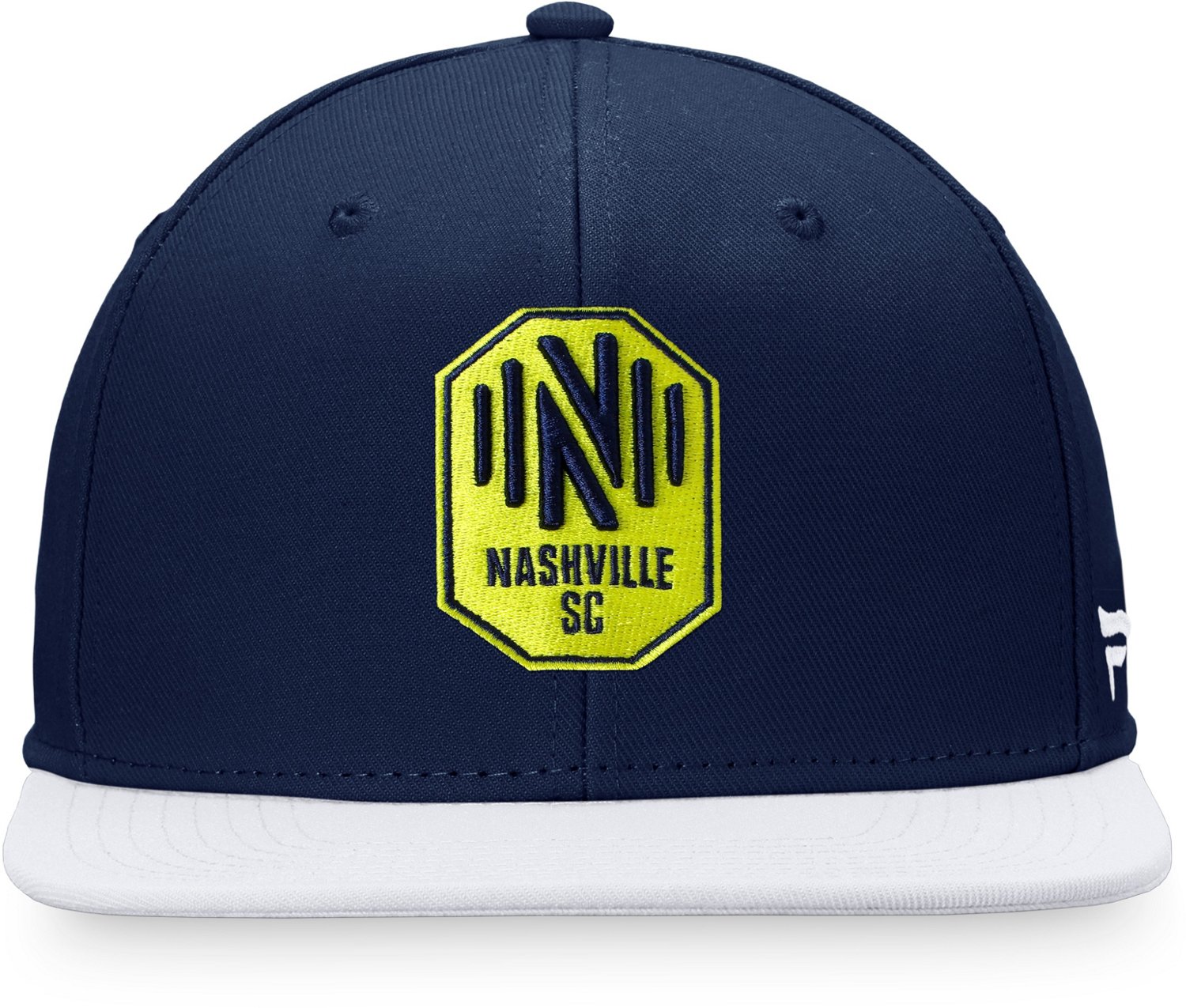 Fanatics Men's Nashville SC Fundamental Adjustable Structured Flat Brim Snapback Cap - view number 2