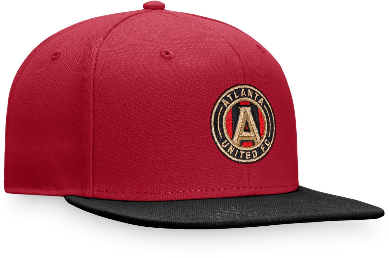 Fanatics Men's Atlanta United FC Fundamental Adjustable Structured Flat Brim Snapback Cap - view number 3