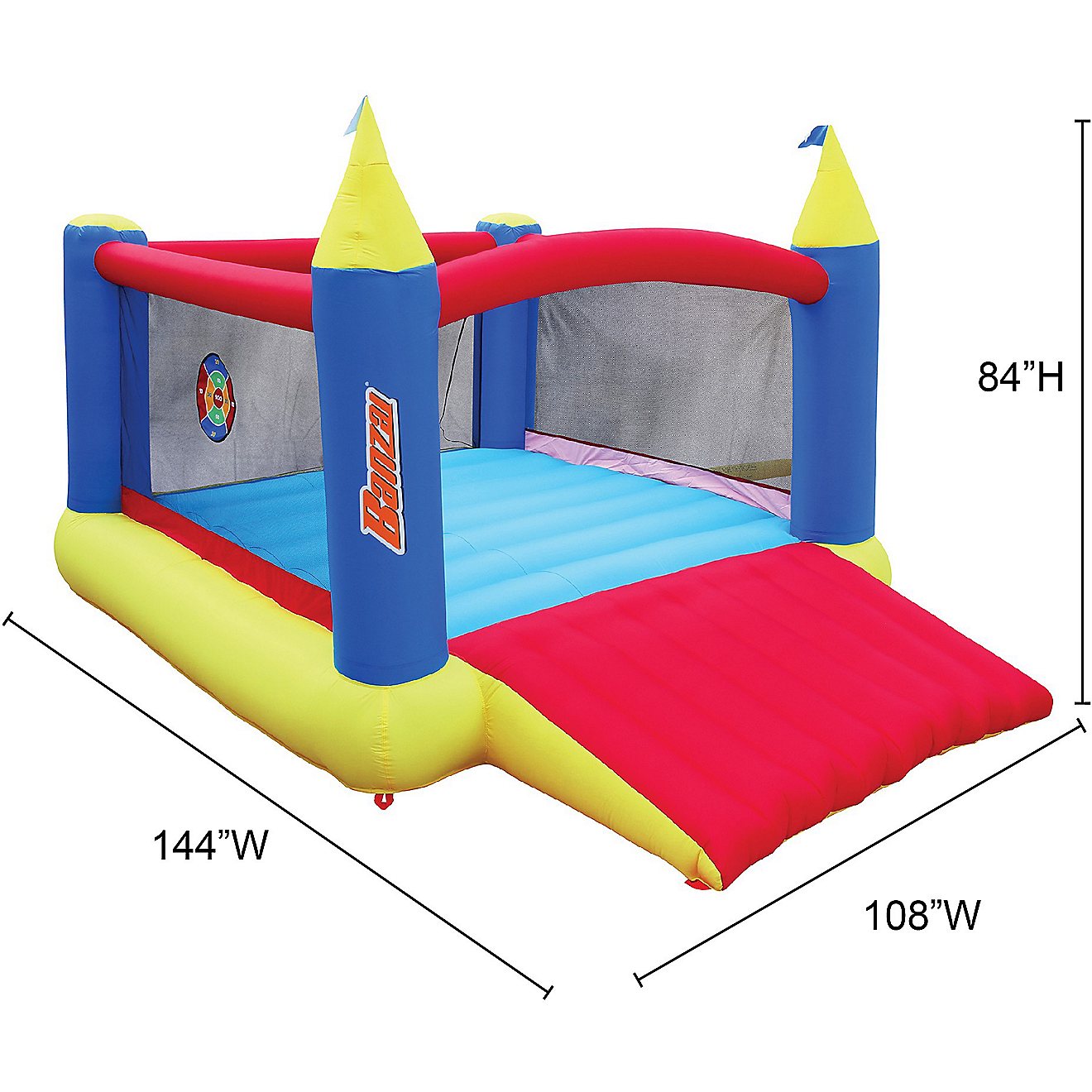 Banzai Slide 'N Score Activity Bouncer Inflatable Bounce House                                                                   - view number 4