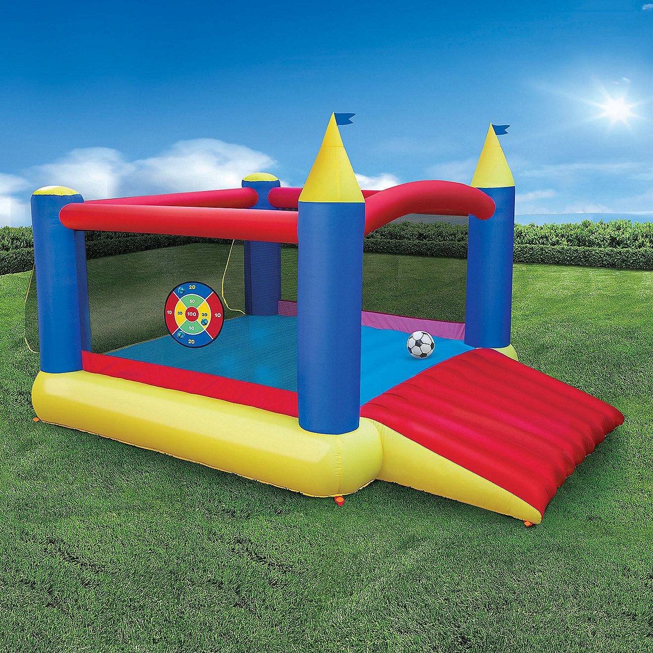 Banzai Slide 'N Score Activity Bouncer Inflatable Bounce House                                                                   - view number 9