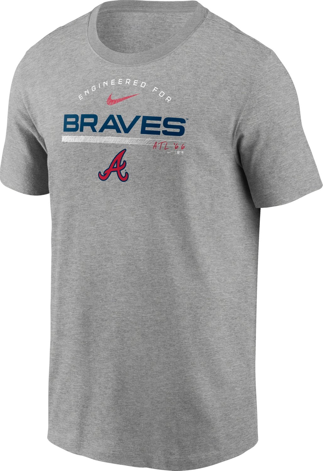 Nike Men's Atlanta Braves Team Engineered Tshirt Academy