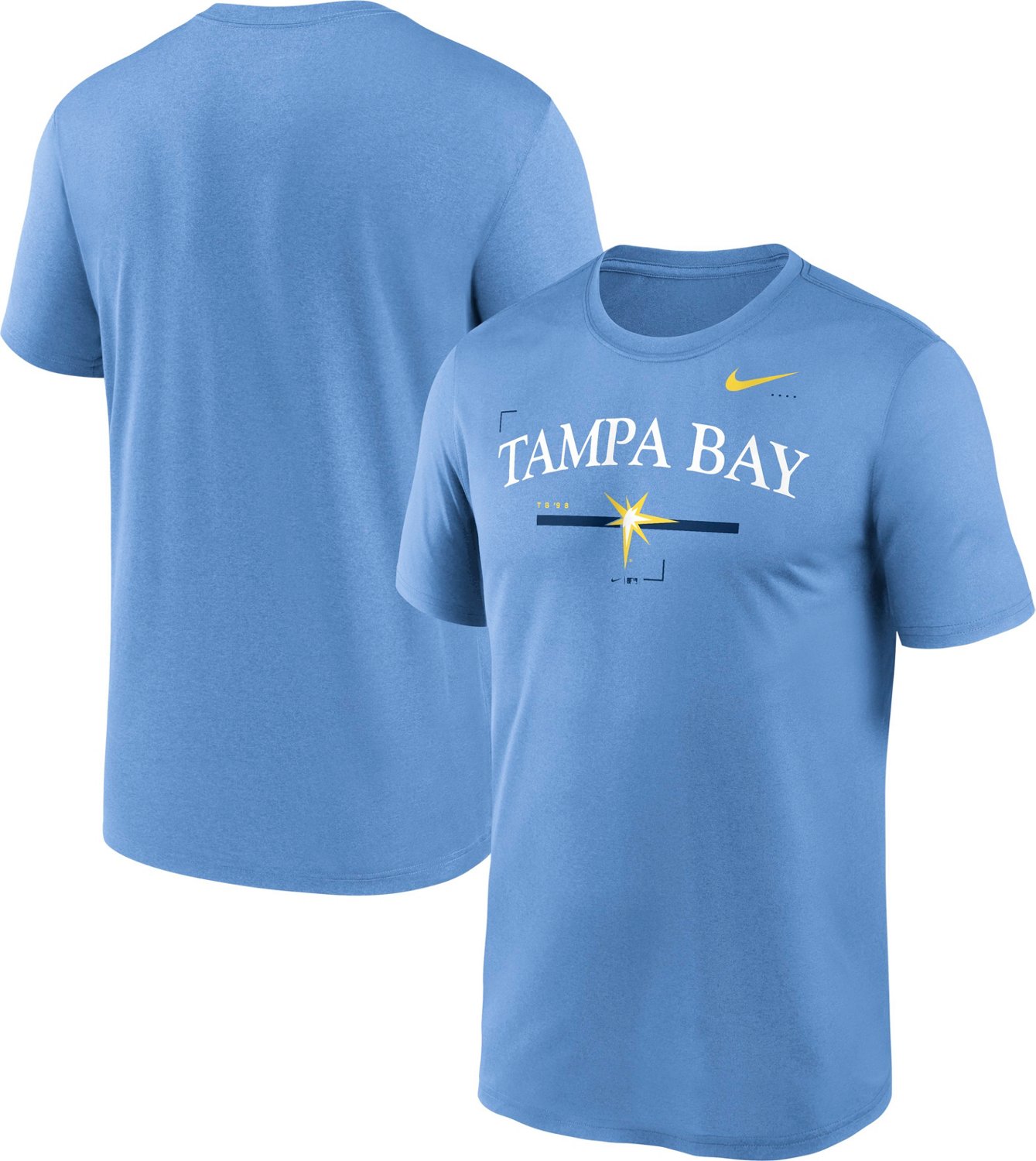 Mens Tampa Bay Rays Pride Graphic T-Shirt - White