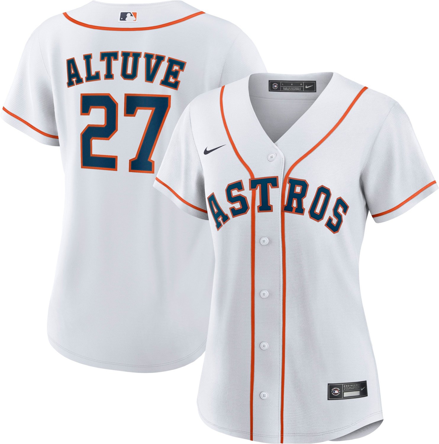 Nike Women's Replica Houston Astros Jose Altuve #27 Cool Base