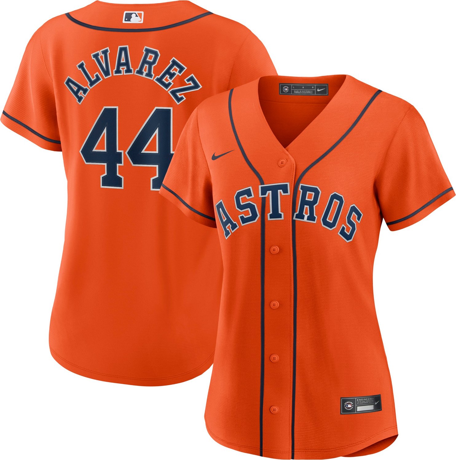 Nike Women's Houston Astros Yordan Alvarez #44 Official Replica Jersey - view number 3