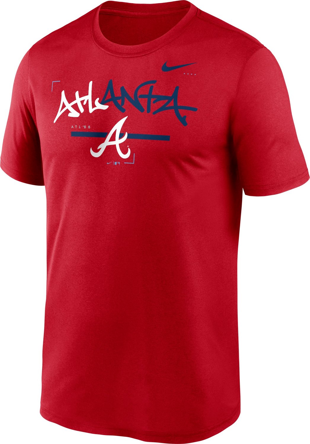 Men's Nike Red Atlanta Braves Icon Legend T-Shirt Size: Small