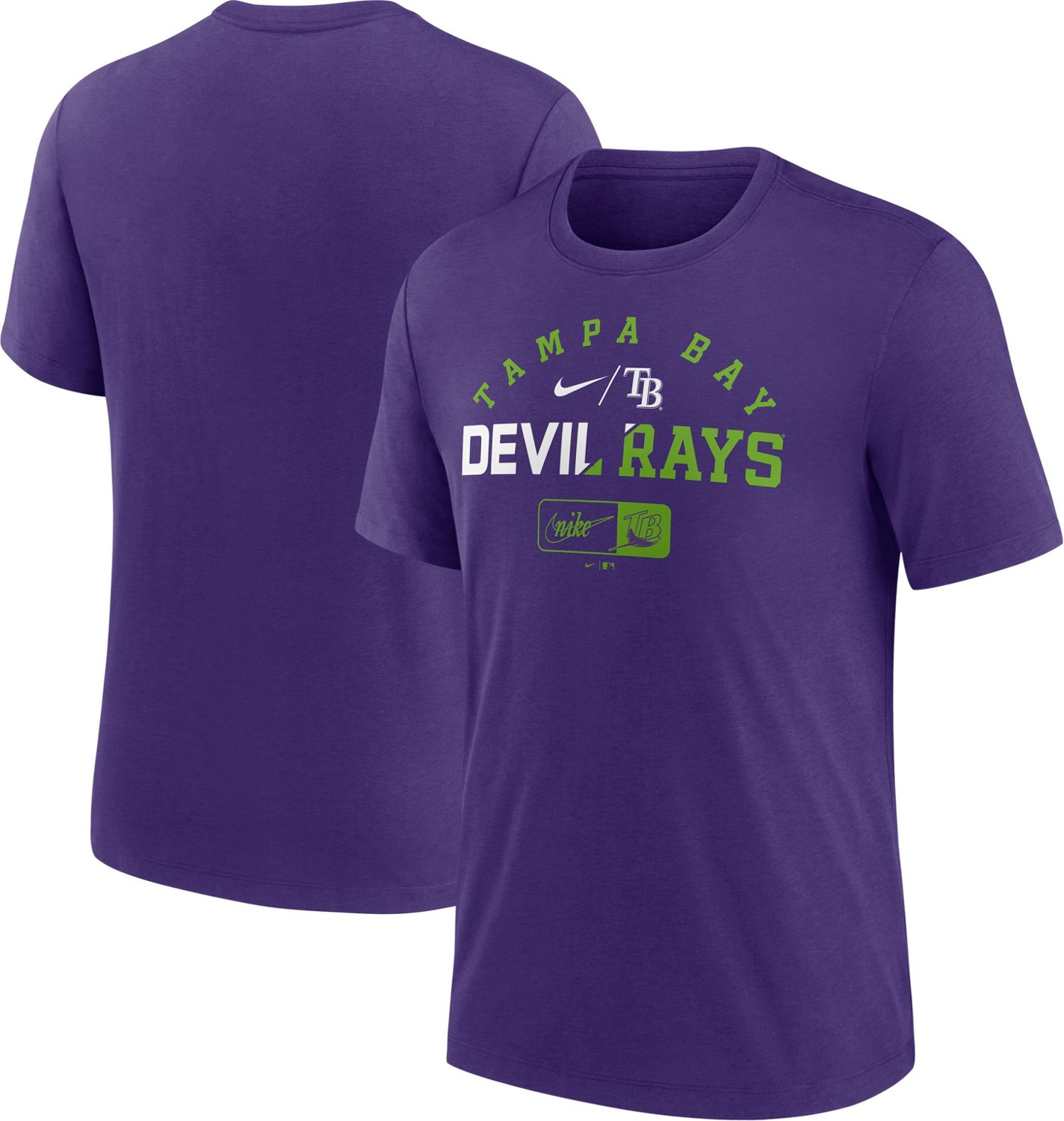 Nike Men's Tampa Bay Rays Rewind Review Slash Triblend T-shirt - view number 3