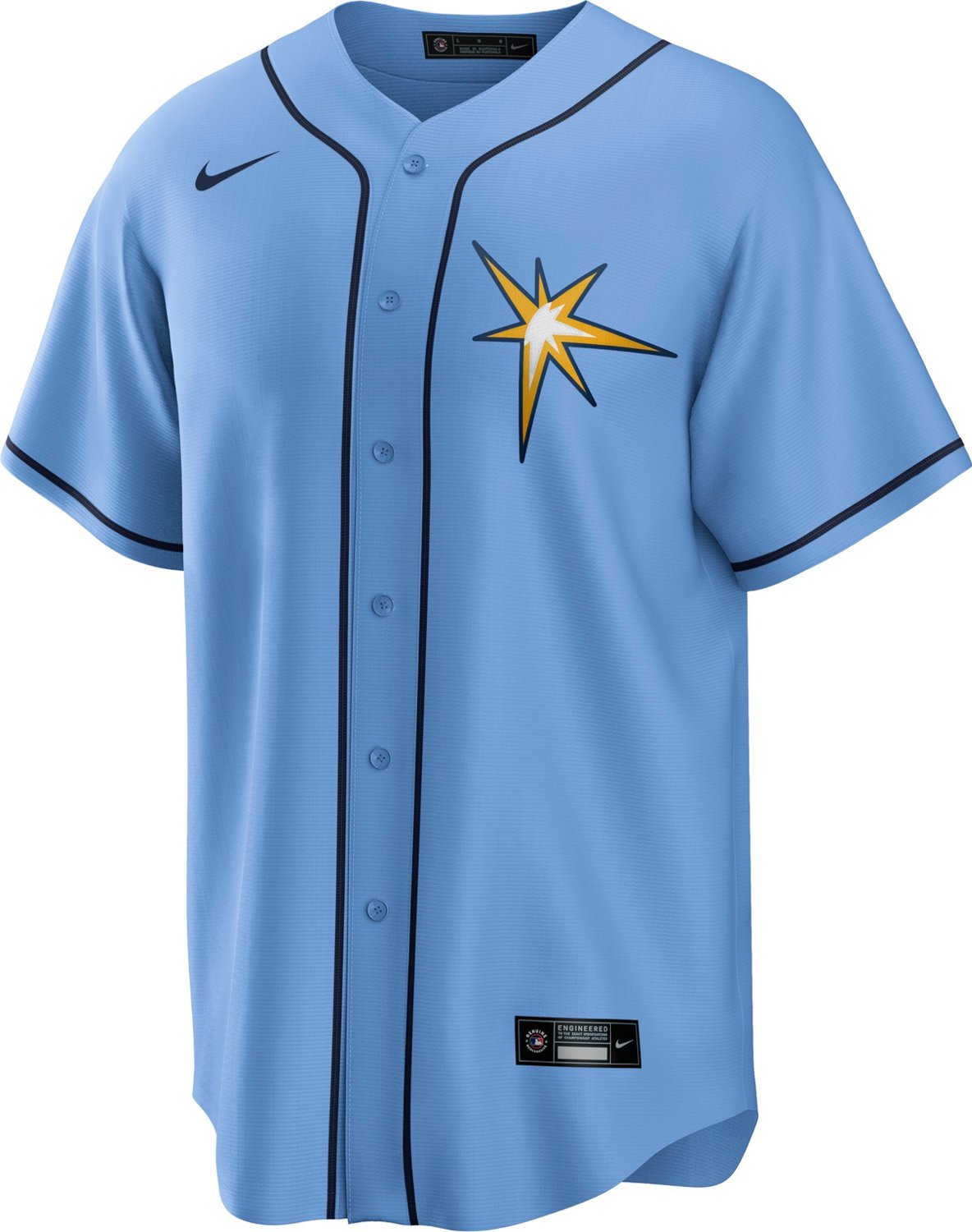 Tampa Bay Rays Majestic Team Official Jersey - Gray