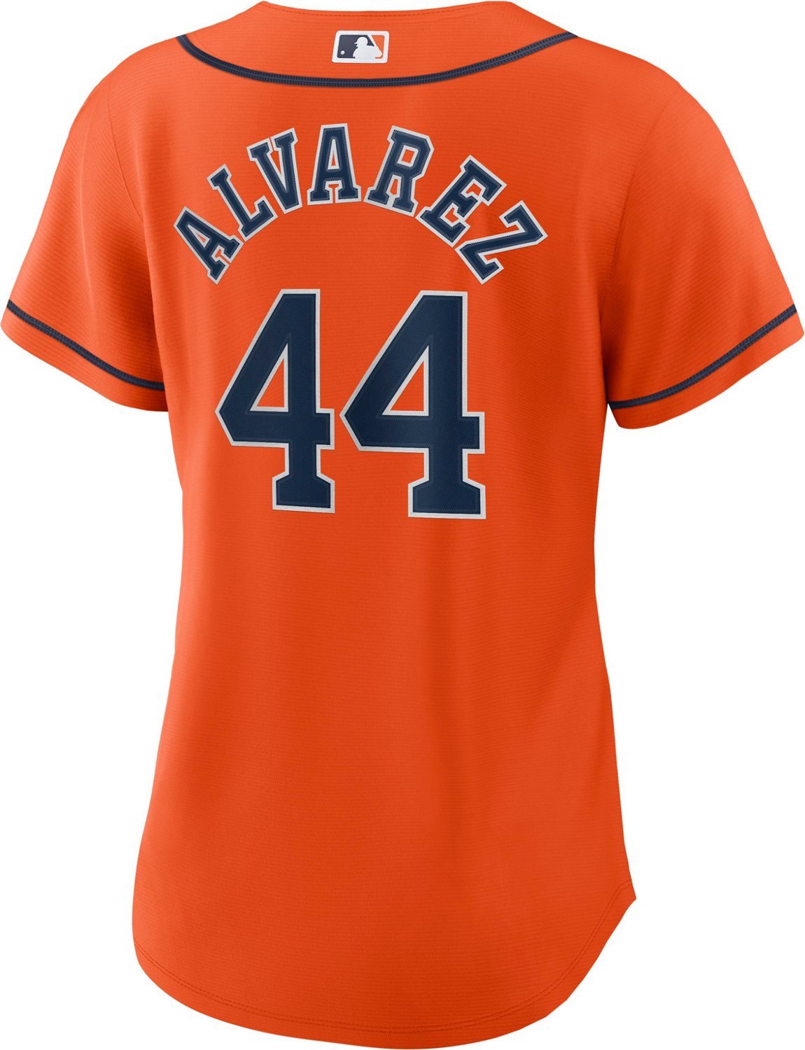 Nike Men's Replica Houston Astros Jose Altuve #27 Grey Cool Base Jersey