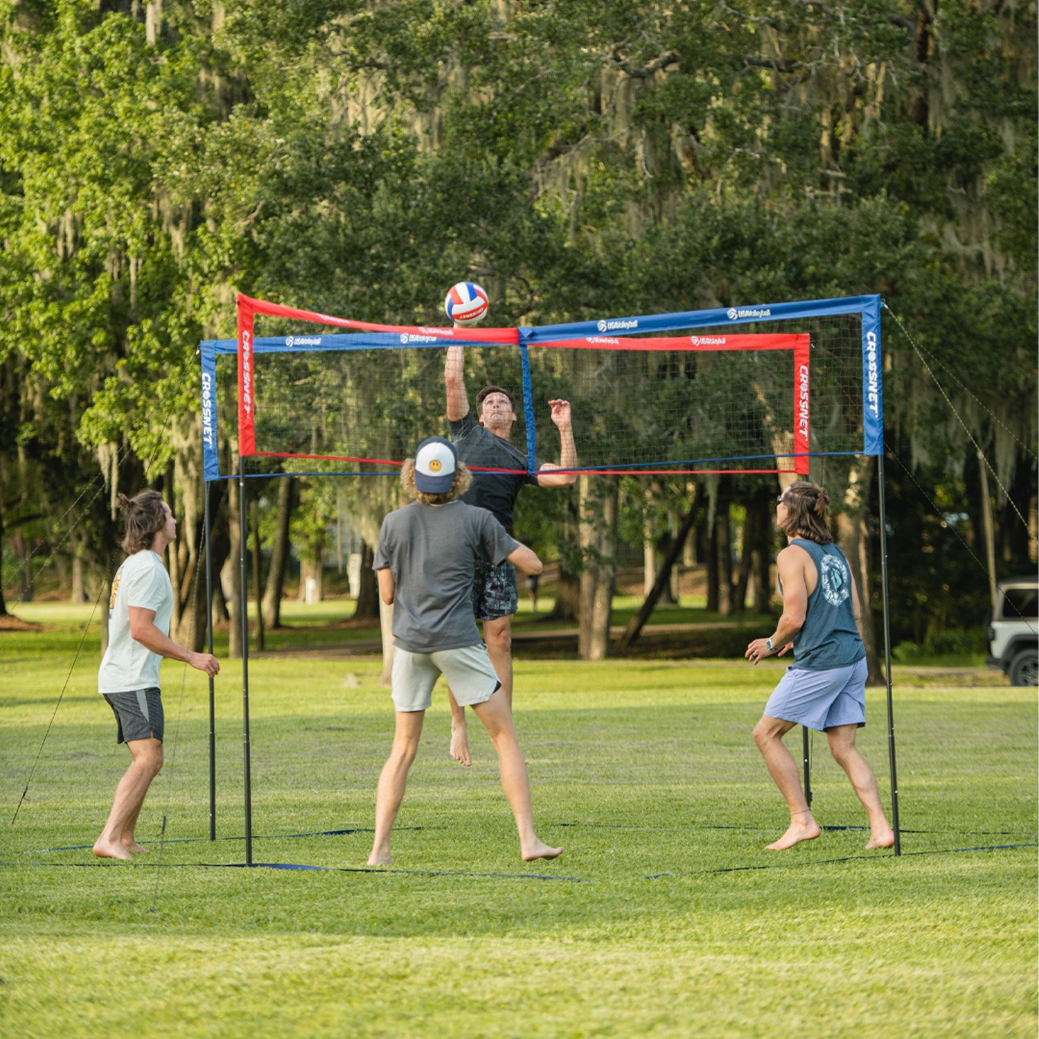 Crossnet x USA Volleyball Four Square Volleyball Game                                                                            - view number 7