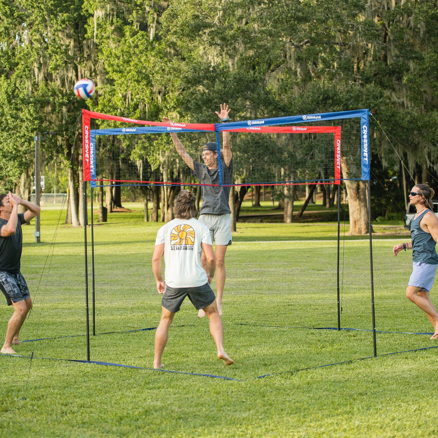 Crossnet x USA Volleyball Four Square Volleyball Game                                                                            - view number 8