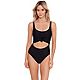 O'Rageous Juniors' Solid Knot Front One Piece Swimsuit                                                                           - view number 1 selected