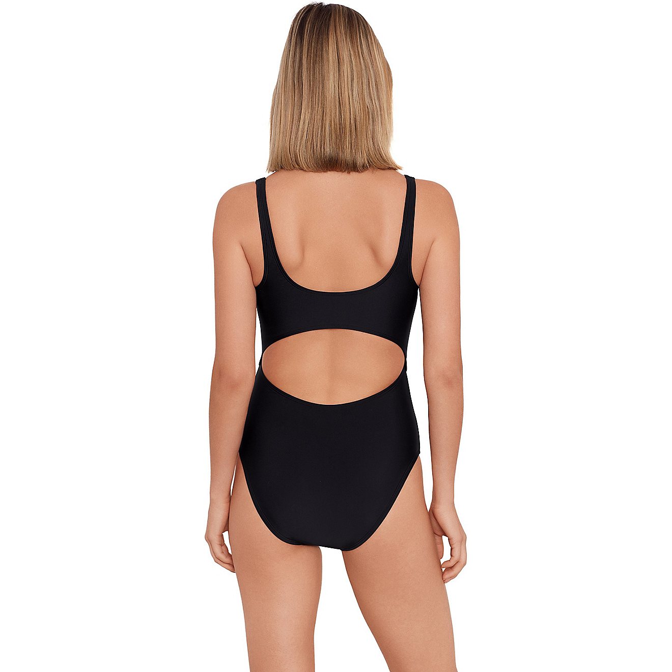 O'Rageous Juniors' Solid Knot Front One Piece Swimsuit                                                                           - view number 3