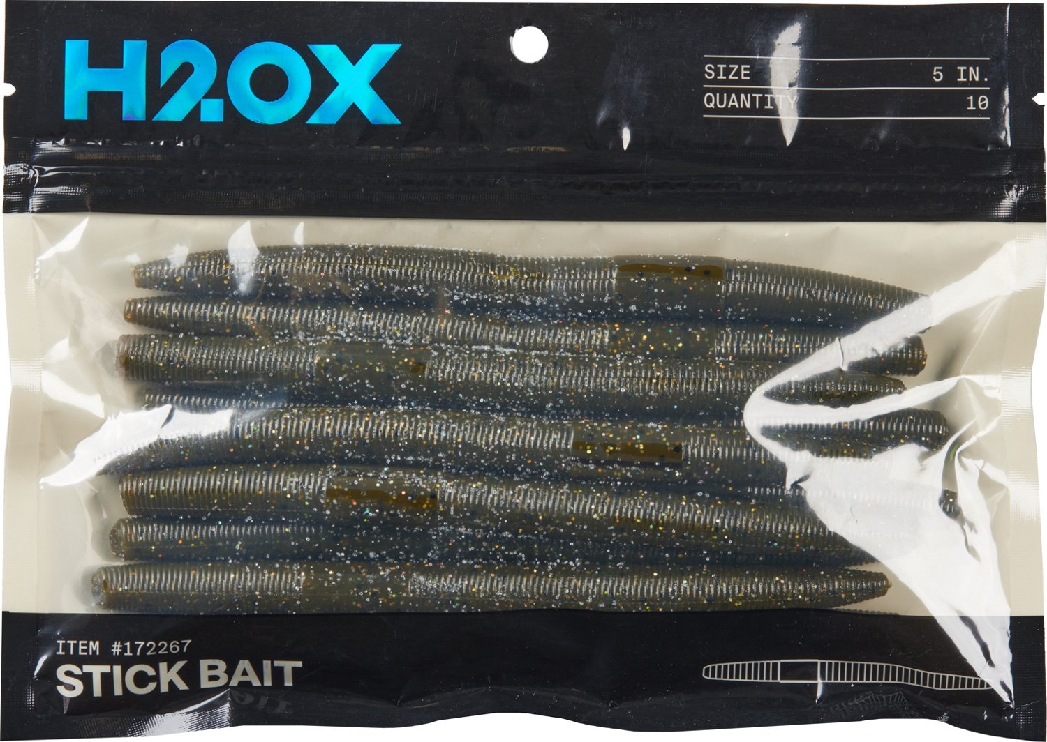 H2OX 5 inch Stick Bait 10 Pack