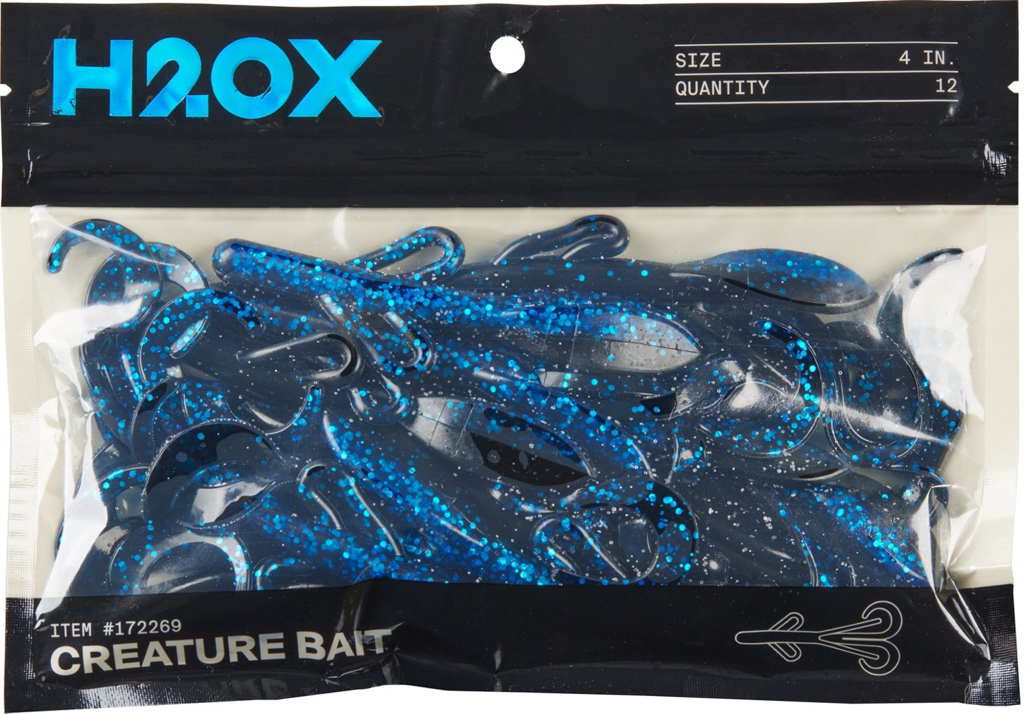 H2OX 4 inch Creature Bait 12 Pack - view number 2