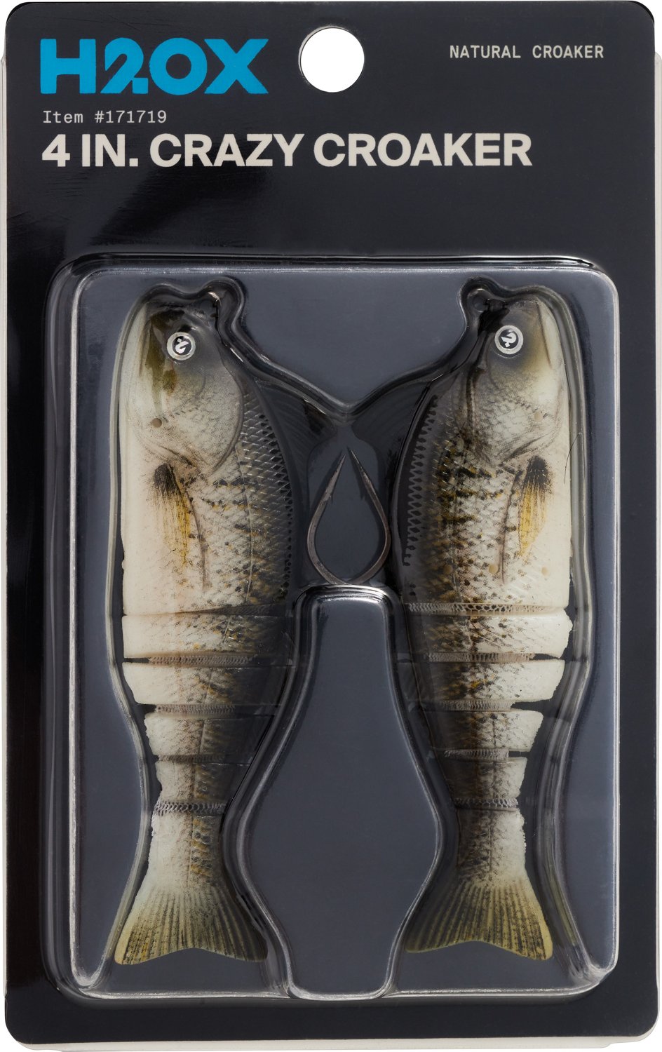 Academy Sports + Outdoors H2OX 4 inch Crazy Croaker 2 Pack