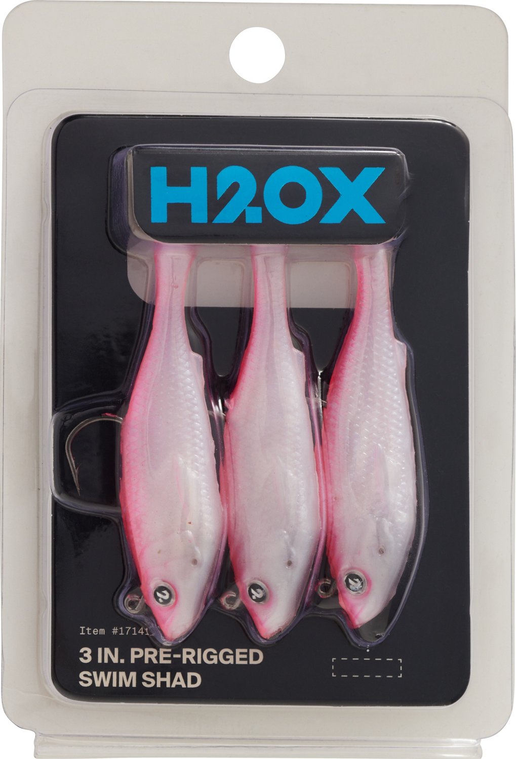H2OX 3 inch Saltwater Prerigged Swim Shad 3 Pack                                                                                 - view number 2