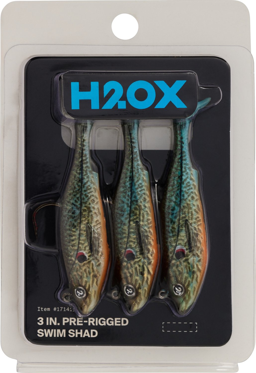 H2OX 3 inch Prerigged Swim Shad                                                                                                  - view number 2