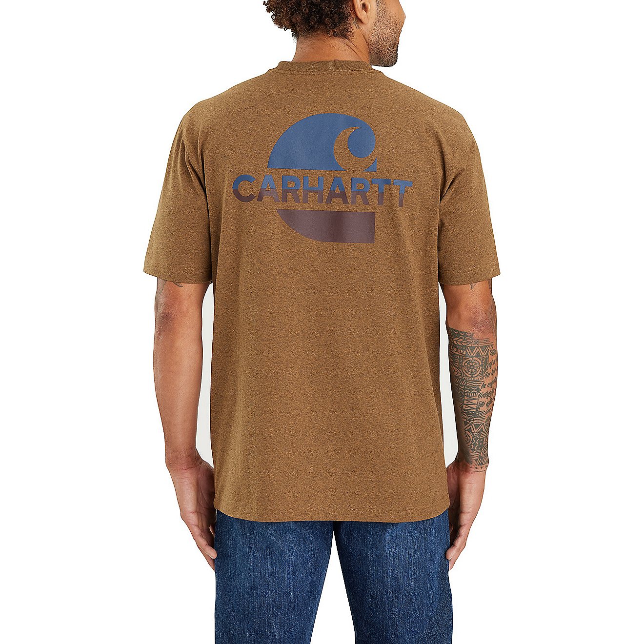 Carhartt Men's C-Graphic Heavyweight Loose Fit Pocket T-Shirt                                                                    - view number 1