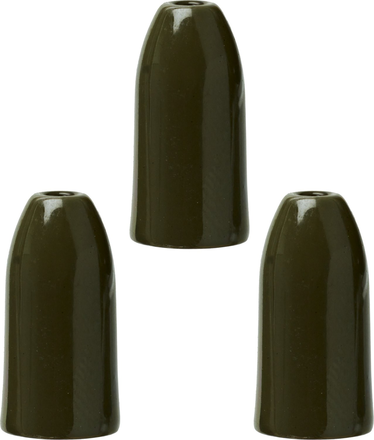 H2OX 3/8 oz Tungsten Worm Weights 3 Pack                                                                                         - view number 1