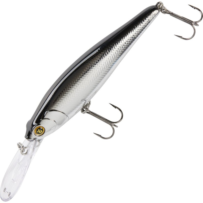 H2OX Premium Suspending Jerk Shad Bait Chrome Black Back - Frsh Water Hard Baits at Academy Sports
