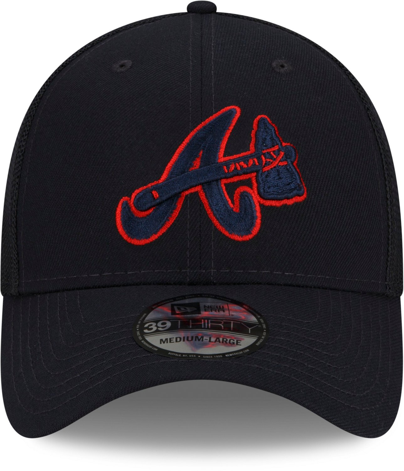 Atlanta Braves Tomahawk 47' brand MVP Adjustable MLB Hat Charcoal