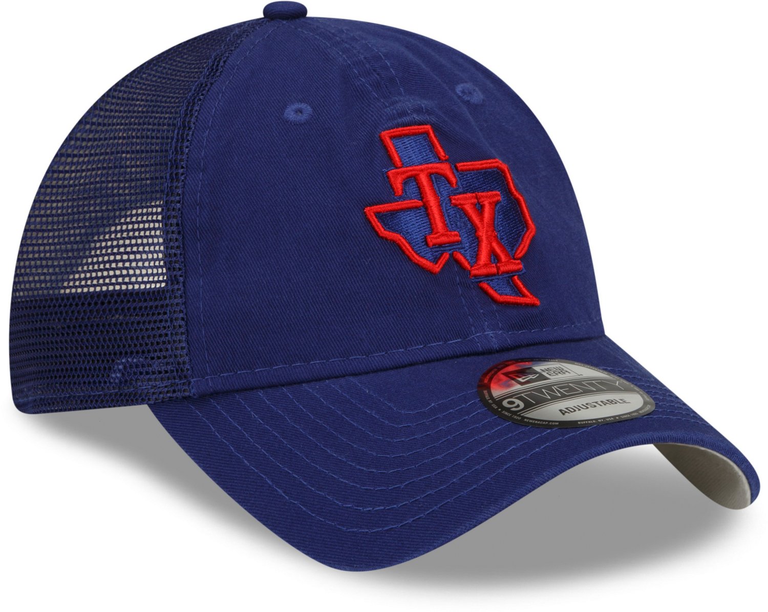 New Era Men's Texas Rangers Batting Practice OTC 9TWENTY Cap                                                                     - view number 3