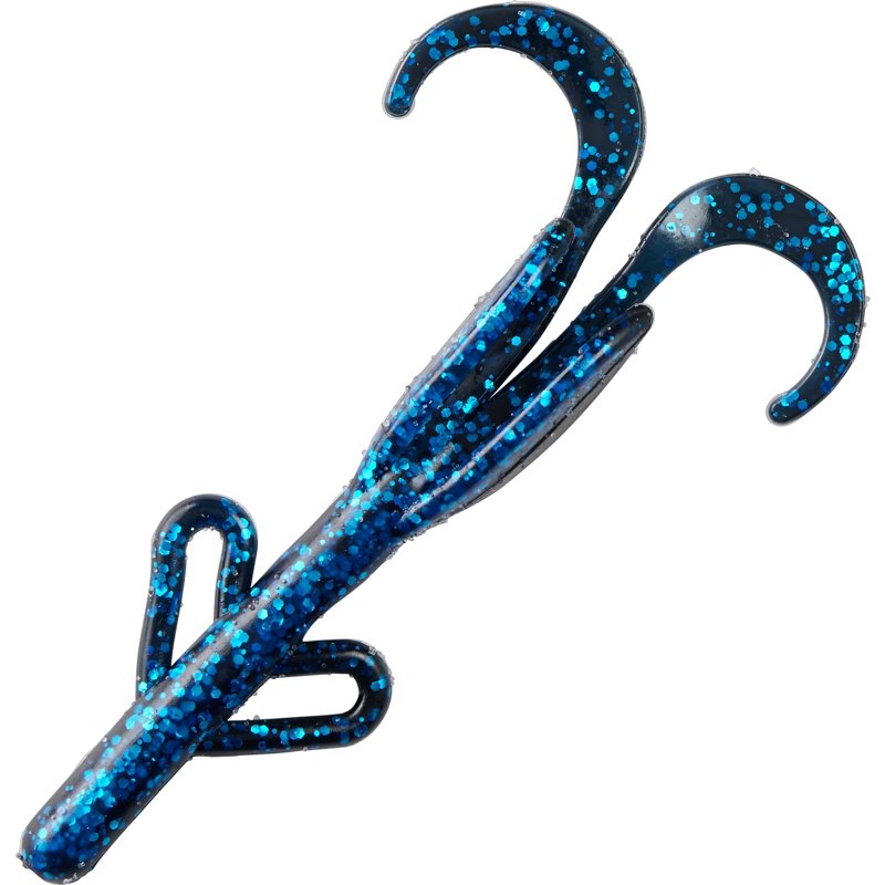 H2OX 4 inch Creature Bait 12 Pack Black/Blue - Frsh Wtr Soft Plastic at Academy Sports