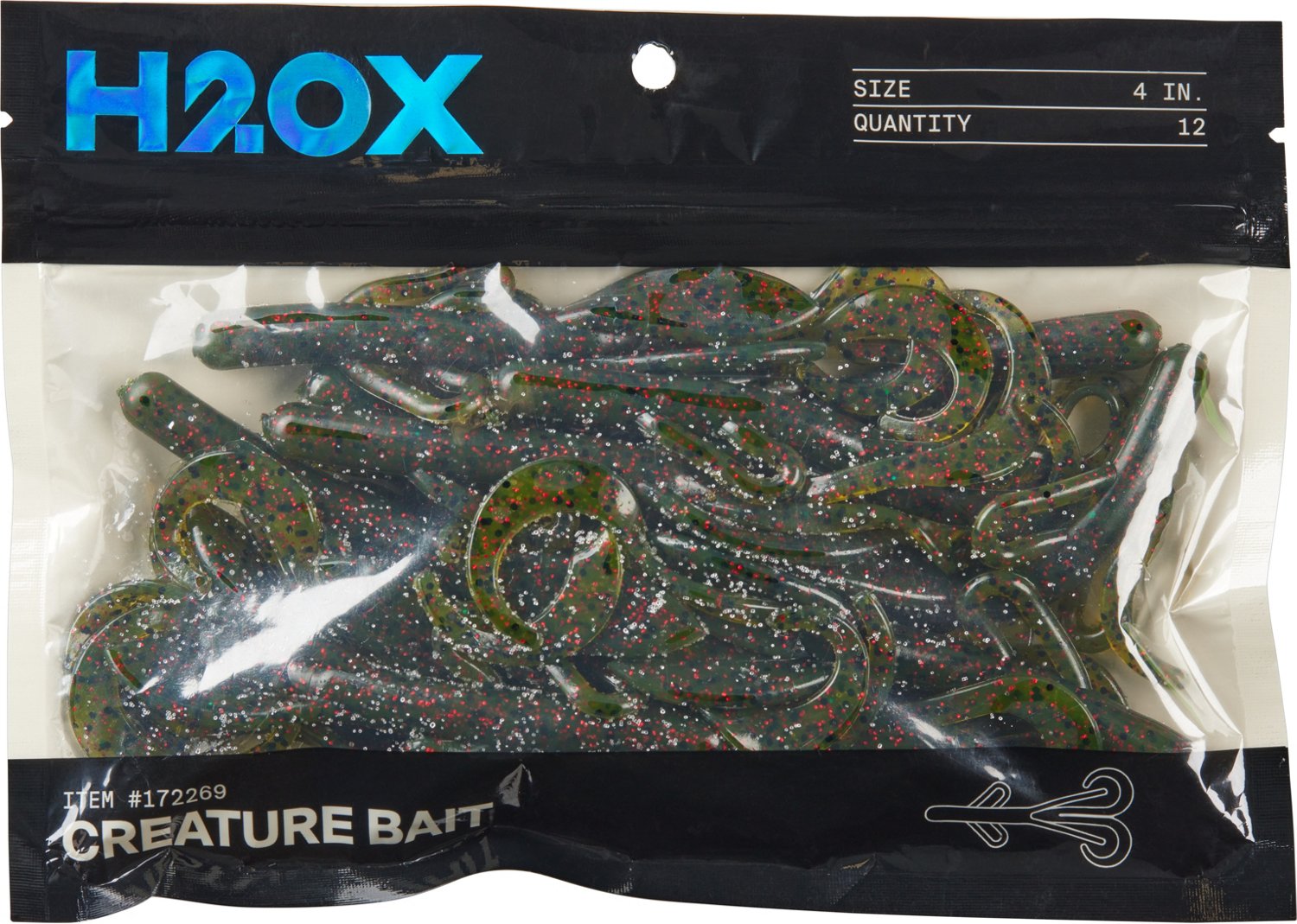 H2OX 4 inch Creature Bait 12 Pack - view number 2