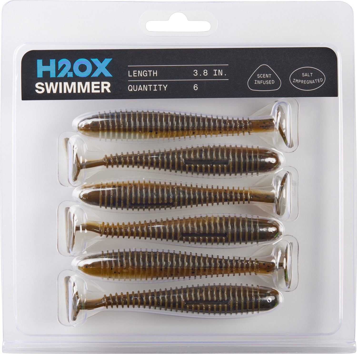 H2OX 3.8 inch X Swimmer Bait 6 Pack                                                                                              - view number 2
