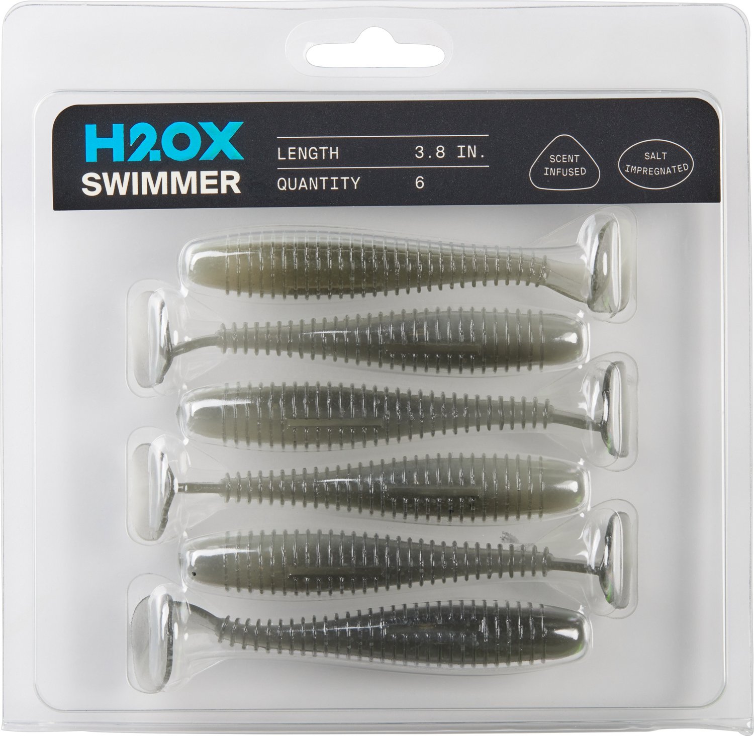 H2OX 3.8 inch X Swimmer Bait 6 Pack                                                                                              - view number 2