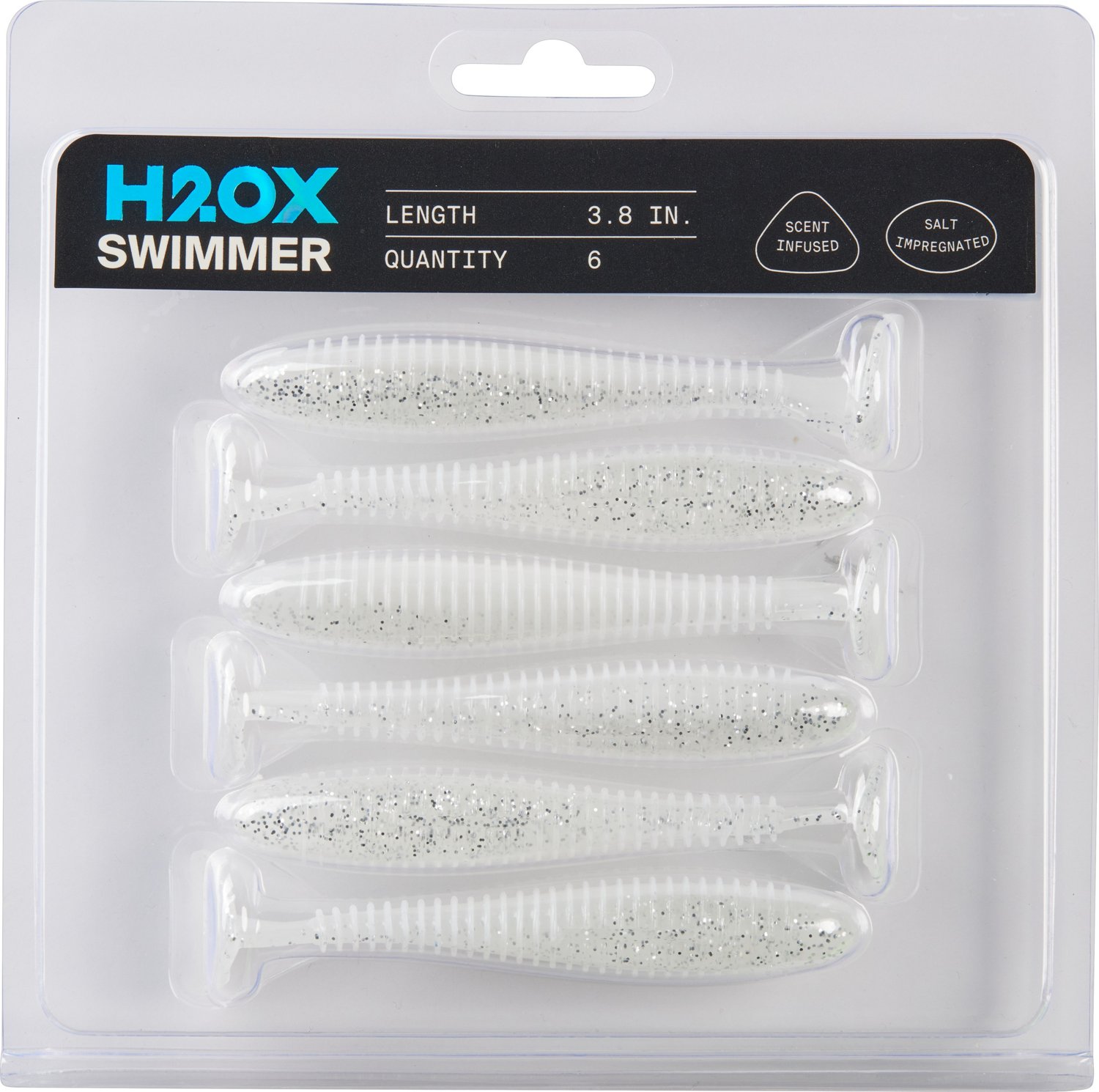 H2OX 3.8 inch X Swimmer Bait 6 Pack                                                                                              - view number 2