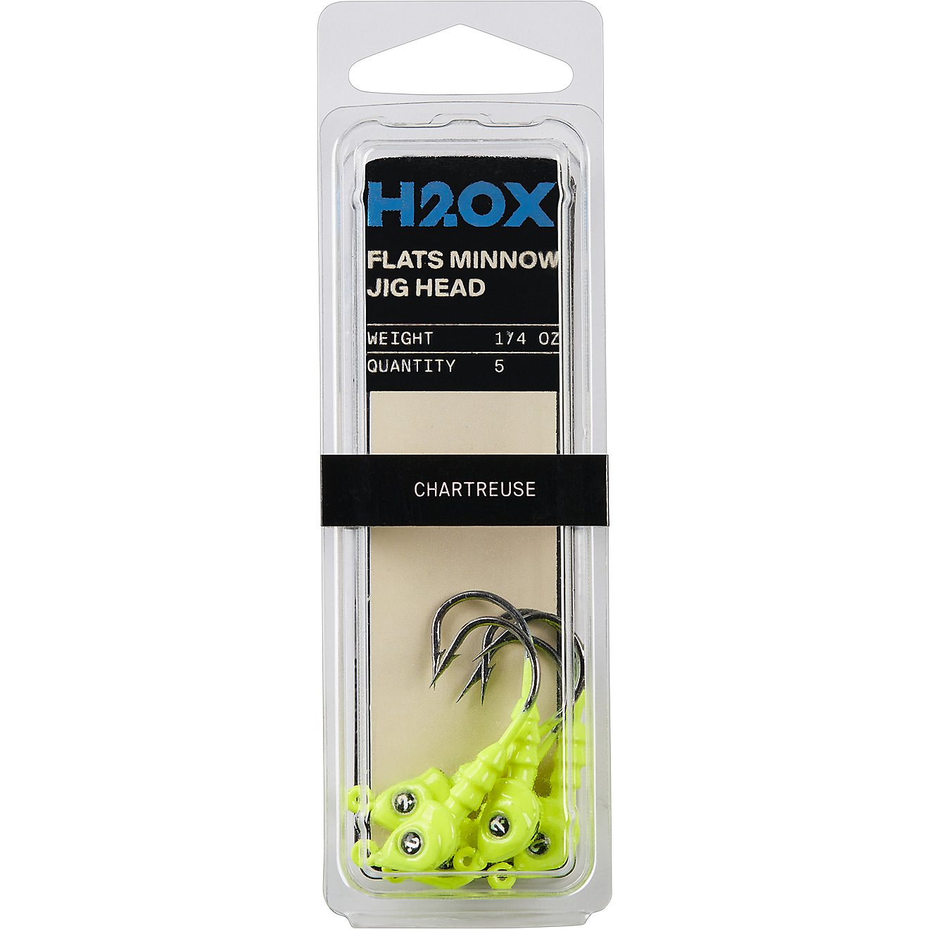 H2OX Flats Minnow Jig Head With 2/0 Hook                                                                                         - view number 2
